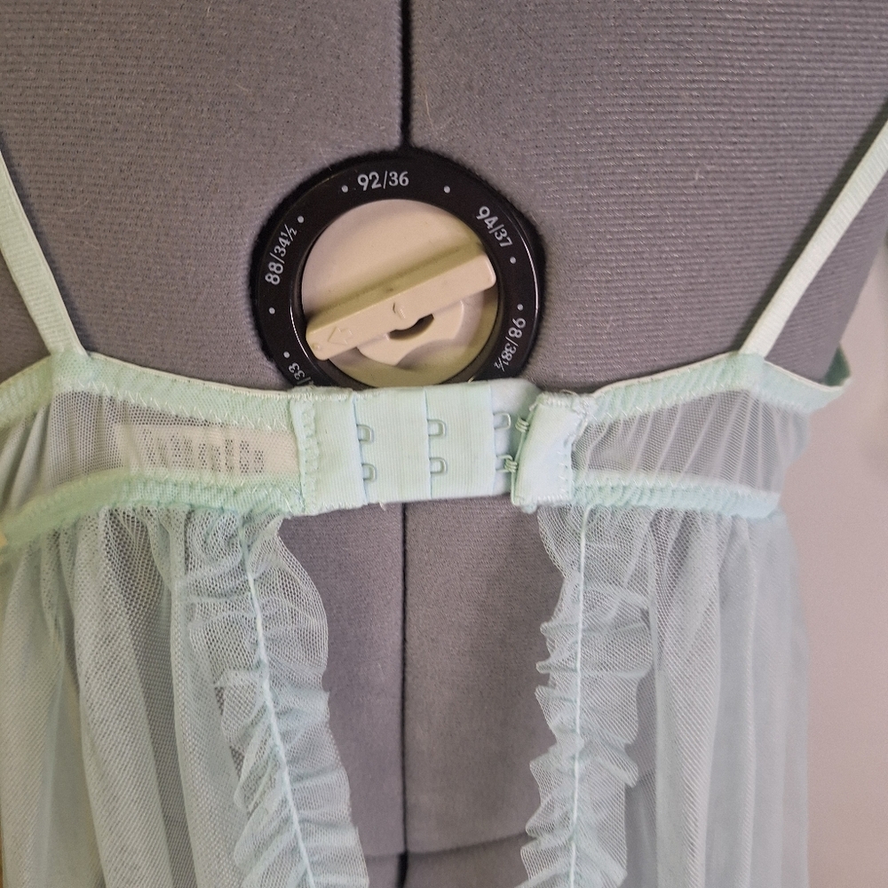 NWT Jezebel Mint Green Lace Chemise Set Size Large - Picture 7 of 7